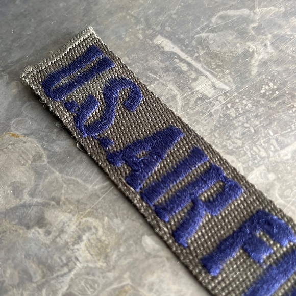 U.S. AIR FORCE embroidered tape patch - vintage - Picture 6 of 10